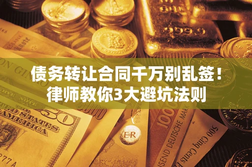 武汉债务转让合同千万别乱签！律师教你3大避坑法则